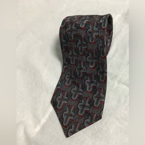 Christian Dior Monsieur 100% Silk Tie Elegant Patterned Men's Made in USA